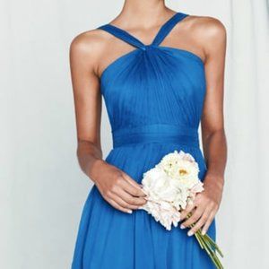 J Crew Silk Dress in Teal Size 8